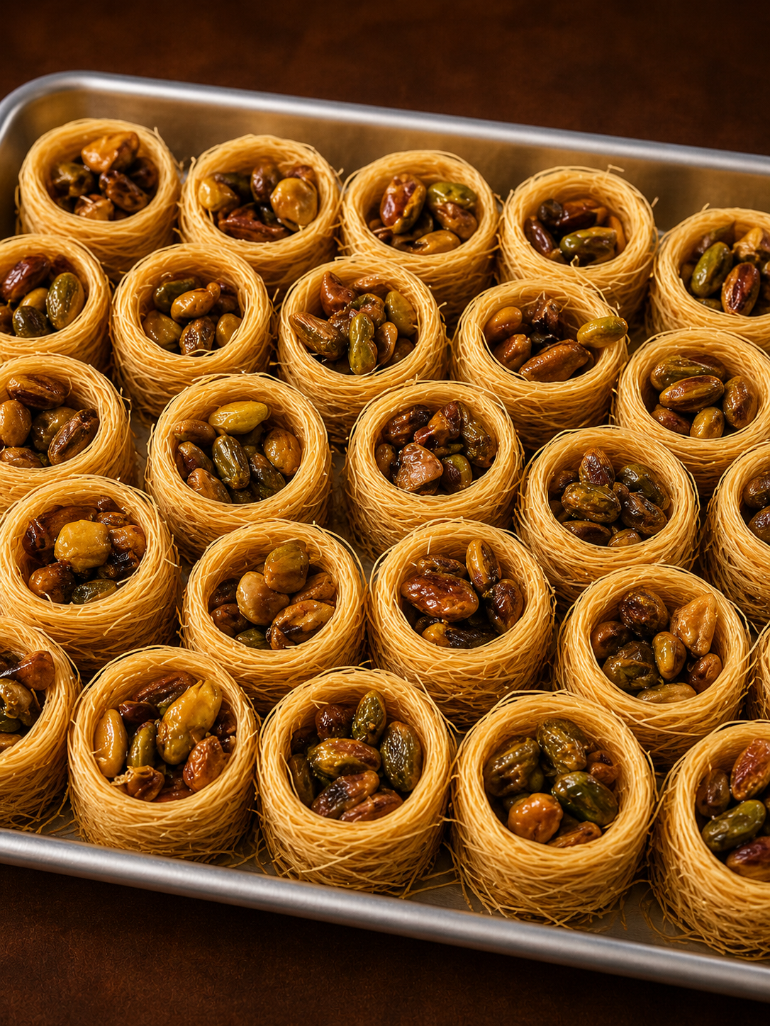 Golden Pistachio Nests (1 lb)